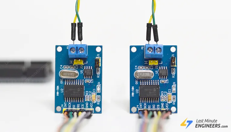 Arduino tutorial for interfacing an MCP2515 CAN module