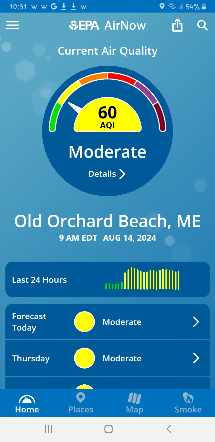 EPA AirNow AQI ~60 excerpt