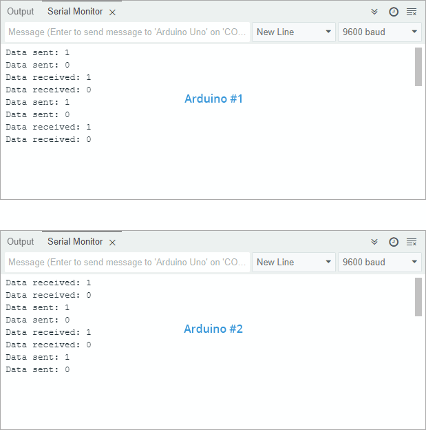 Example 3 Serial Monitor